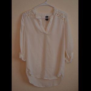 Sheer white tunic