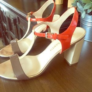 Franco Sarto open toed heeled sandal