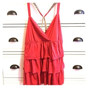 Ruffle tank top brand new
