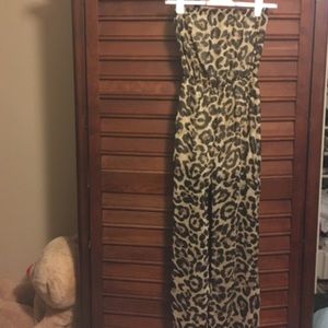 Chettah print jumpsuit