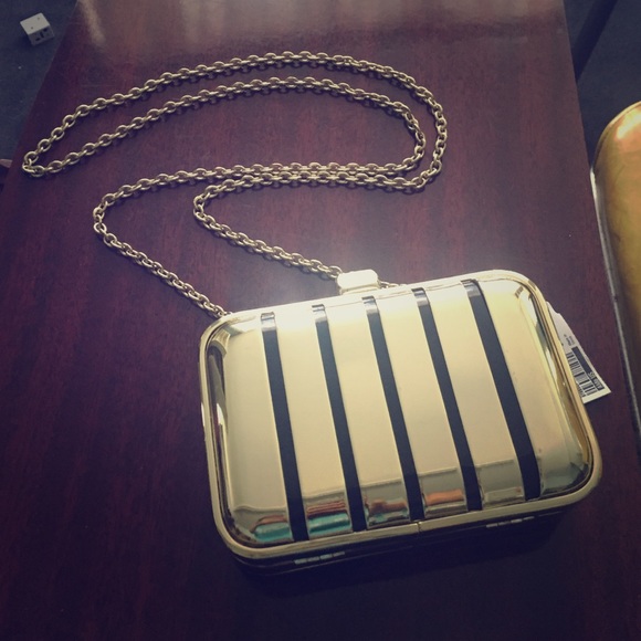 Black and Gold Clutch Crossbody