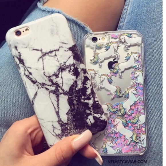Urban Outfitters Accessories - 🦄New🦄 Unicorn glitter swirl transparent case