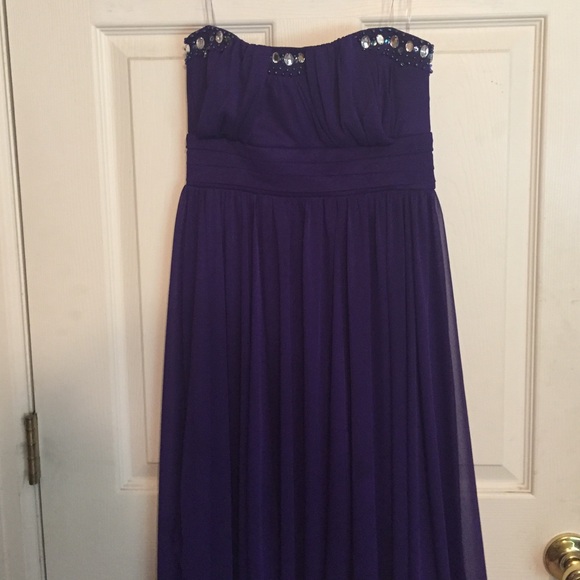 Lavishing purple dress