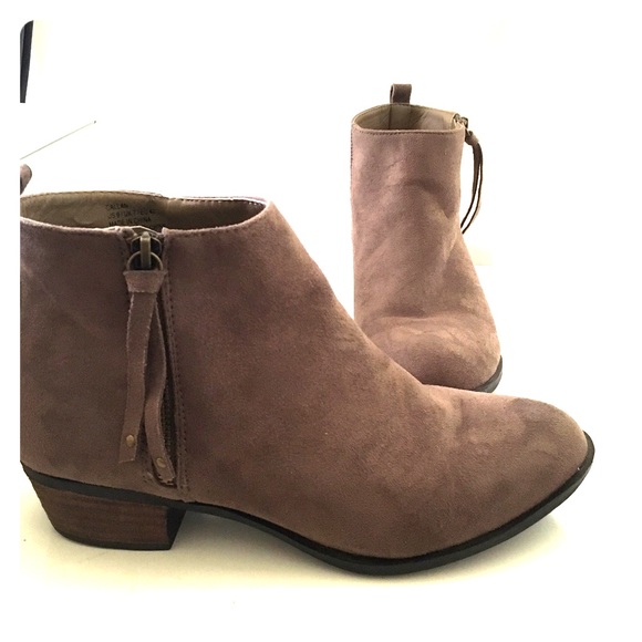 Brown booties