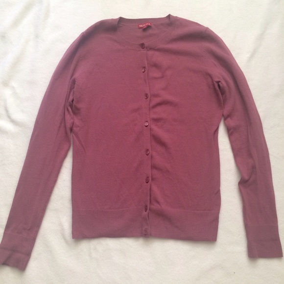 Merona Mauve Cardigan Excellent Condition Medium