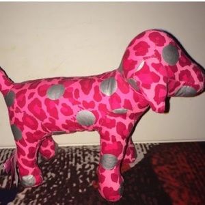 Victoria's Secret Pink Mini Cheetah Dog silver