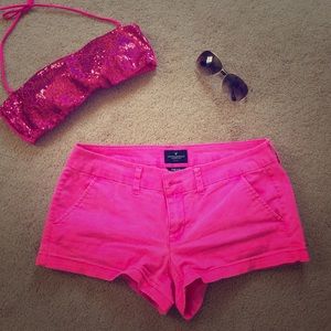 Hot Pink American Eagle Shorts