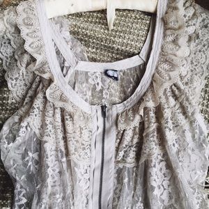 Free people sheer vest