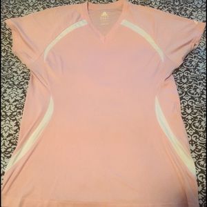 Adidas Dry Fit Athletic/Workout Top in Pink
