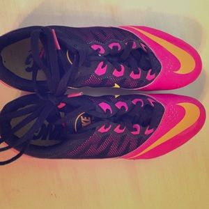 Nike sprinter spikes.