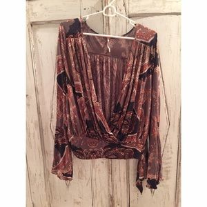 Free People Fiona Wrap Top