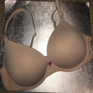 PINK nude push-up bra