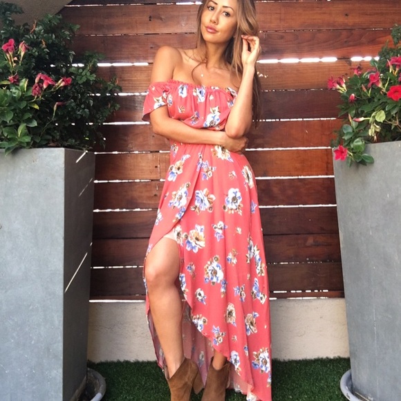 • SOLD • Amalfi Floral Dress - Picture 4 of 4