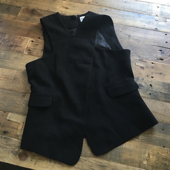 Black Criss Cross Sleeveless Top