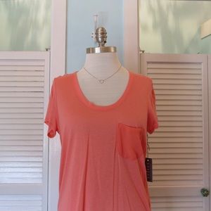 Velvet Tee with Chiffon back