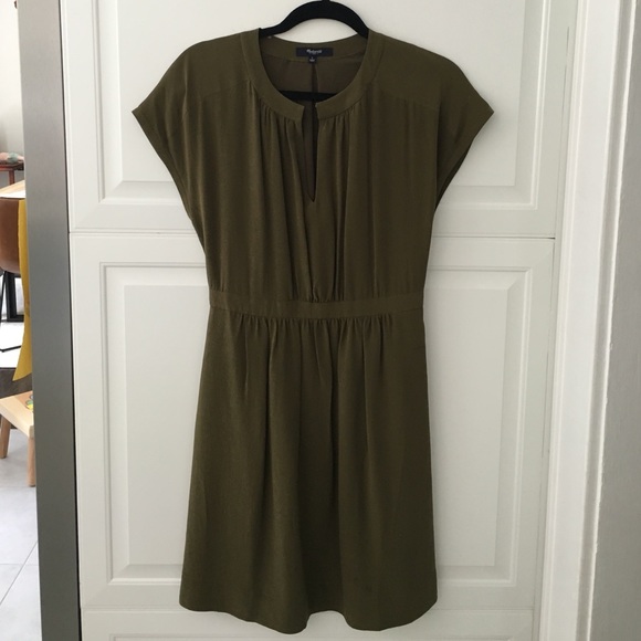 Madewell cap sleeve dress