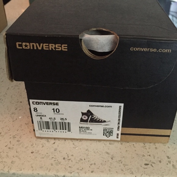 Brand New Black Converse