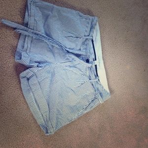 Banana Republic striped summer shorts