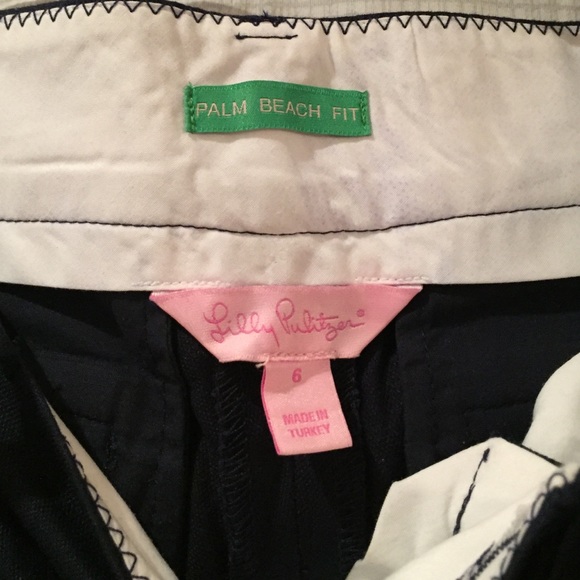 Lily Pulitzer Navy capris - Picture 2 of 3