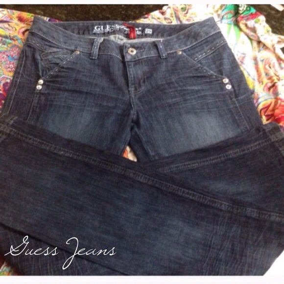 Guess Denim - Straight Legged Distressed Guess Jeans Like New