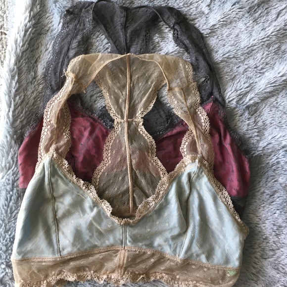 Honeydew small halter bra bundle