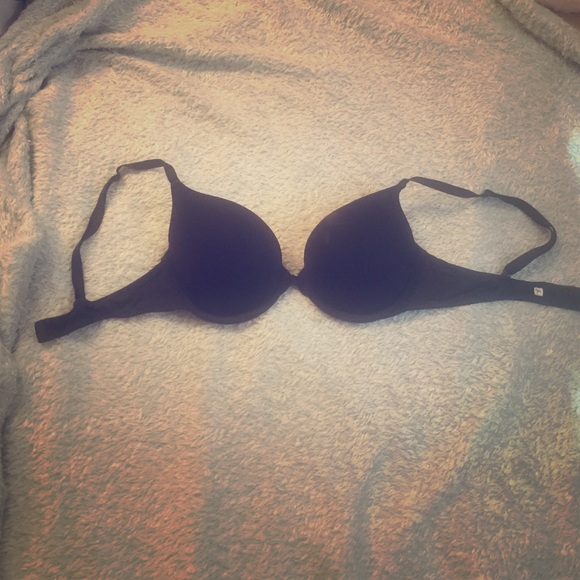 Black and pink bra