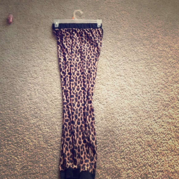 Cheetah print joggers