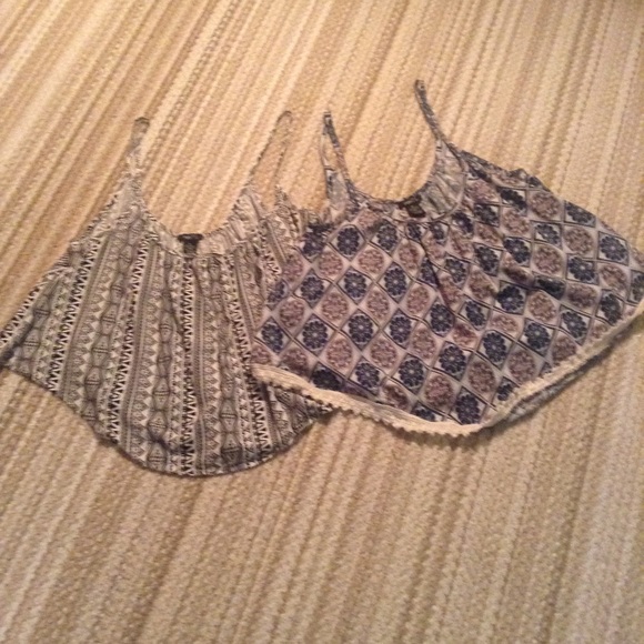 Rue21 Tops - Set of two flared styled Rue 21 tank tops size XL