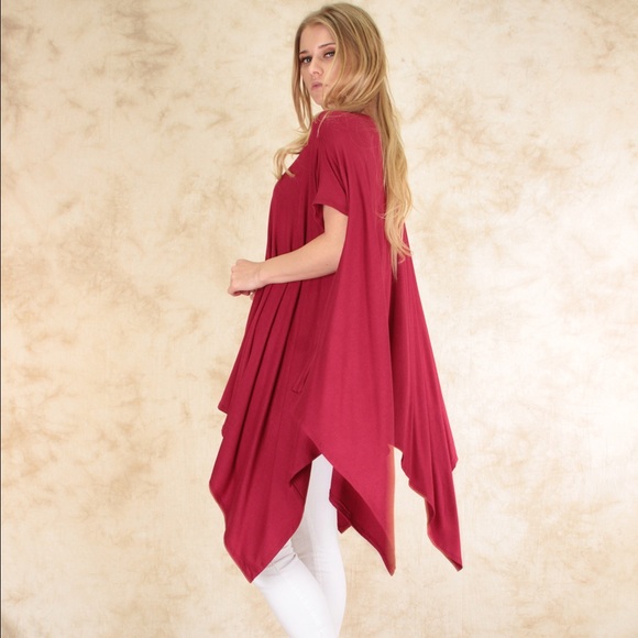 Over sized draped top - Picture 2 of 3