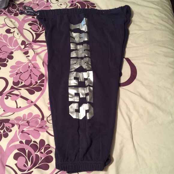 VS NY YANKEES NAVY COTTON CAPRIS
