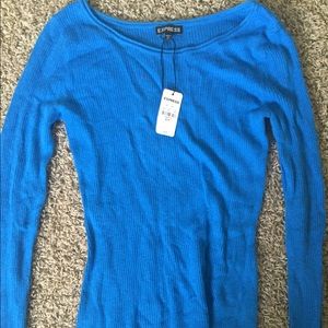 EXPRESSED brand blue sweater.