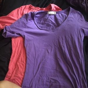 2 forever 21 basic v necks