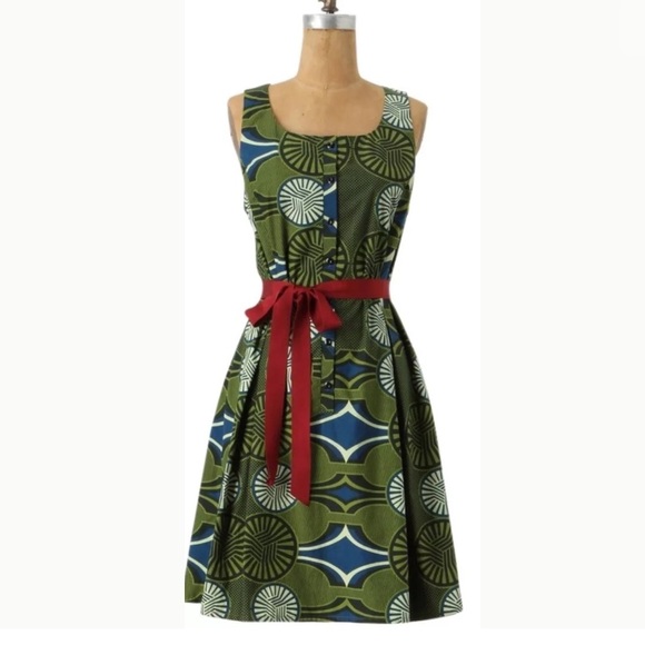 Anthropologie muhabura dress made in kind NWOT  6