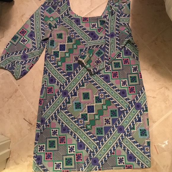 Patterned shift dress - Picture 2 of 4