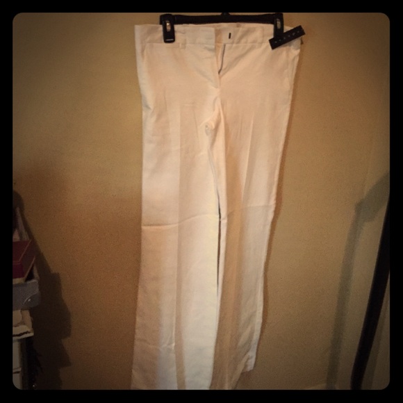 Theory white trousers NWT