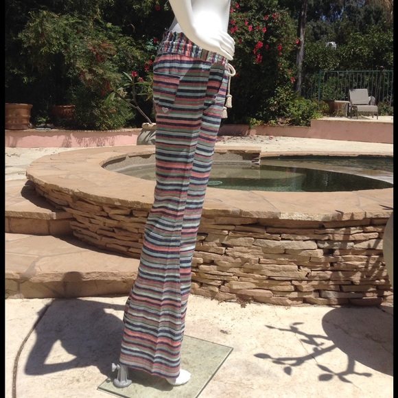 Roxy Striped "Oceanside" Beach Pants - Picture 5 of 7