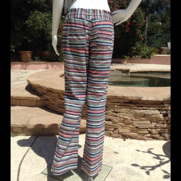 Roxy Striped "Oceanside" Beach Pants - Picture 6 of 7