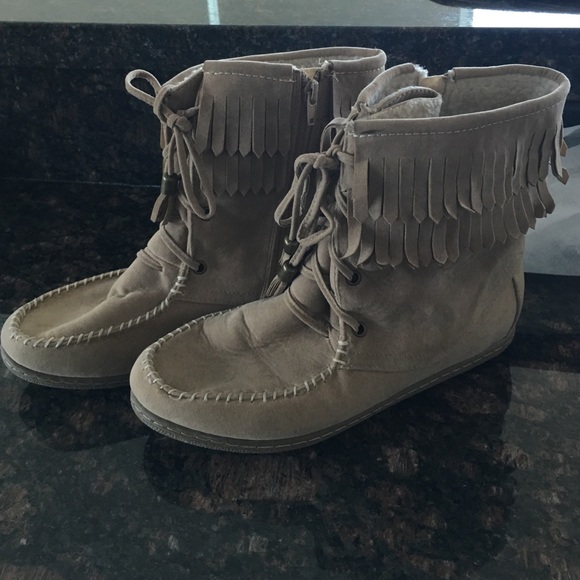 Light Tan Moccasins