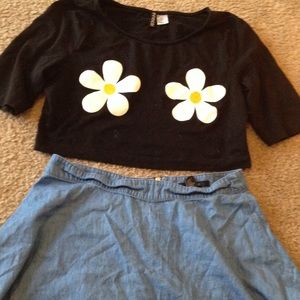 Cute daisy top from h&m