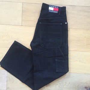 Vintage Tommy Hilfiger Mens Black Jeans