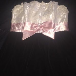 Strapless medium length formal dress (never worn)