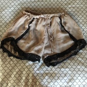 Lace lingerie inspired shorts