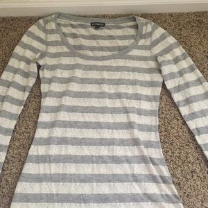EXPRESS brand long sleeve striped shirt