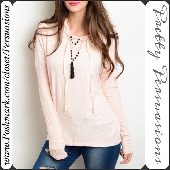 SOLD OUT Brushed Hacci Crochet Slub Hoodie - Picture 4 of 4