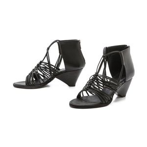 LD Tuttle goatskin leather sandals Italian made.