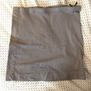 Silver shimmer bodycon skirt