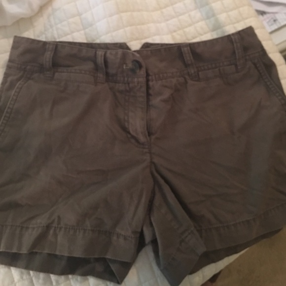Brown shorts from the Loft