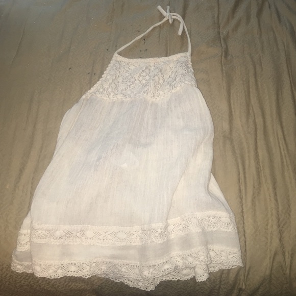Open back tank top