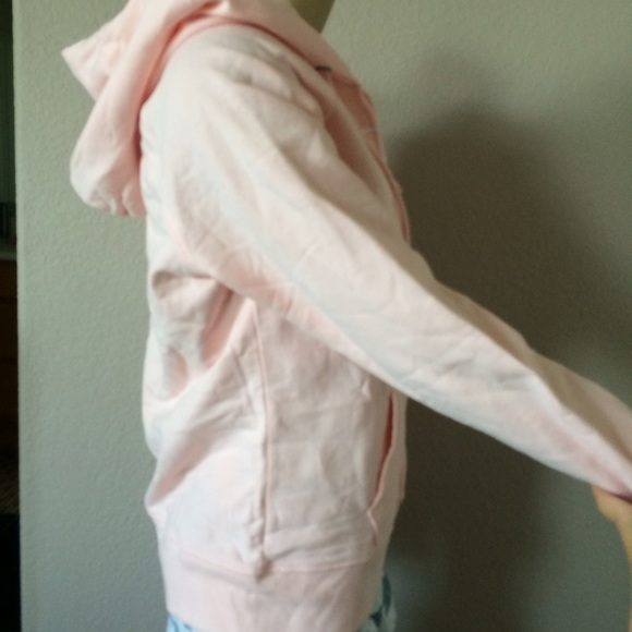GAP baby pink zip up hoodie - Picture 3 of 3