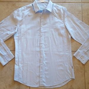 MENS Calvin Klein button down slim fit dress shirt